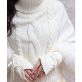 袖ファーポンチョ | axes femme | 詳細画像5 