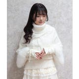 袖ファーポンチョ | axes femme | 詳細画像7 