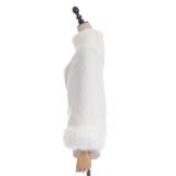 袖ファーポンチョ | axes femme | 詳細画像9 