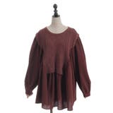 布帛切替ニットチュニ | axes femme | 詳細画像11