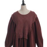 布帛切替ニットチュニ | axes femme | 詳細画像14