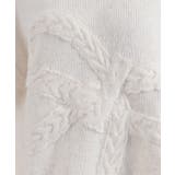 リボン編みロングニット | axes femme | 詳細画像10