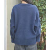 リボン編みロングニット | axes femme | 詳細画像3