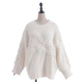 リボン編みロングニット | axes femme | 詳細画像5