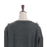 チュールニットカーデ | axes femme | 詳細画像19 