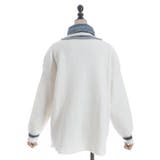 デニム切替カーデ | axes femme | 詳細画像16 