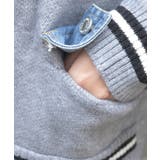 デニム切替カーデ | axes femme | 詳細画像5 