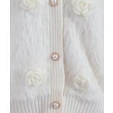 モチーフ付ニットカーデ | axes femme | 詳細画像18 