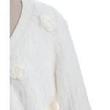 モチーフ付ニットカーデ | axes femme | 詳細画像19 