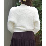 モチーフ付ニットカーデ | axes femme | 詳細画像3 