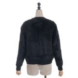 モチーフ付ニットカーデ | axes femme | 詳細画像7 