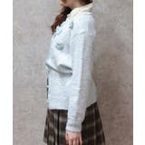 モチーフ付ニットカーデ | axes femme | 詳細画像2 