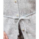 モチーフ付ニットカーデ | axes femme | 詳細画像4 