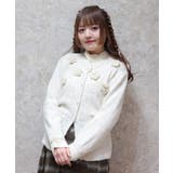 モチーフ付ニットカーデ | axes femme | 詳細画像8 