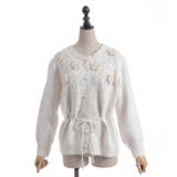 モチーフ付ニットカーデ | axes femme | 詳細画像9 