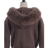 ファー付ニットパーカー | axes femme | 詳細画像13 