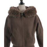 ファー付ニットパーカー | axes femme | 詳細画像9 