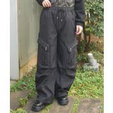 黒 | 裏起毛カーゴパンツ | axes femme