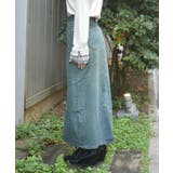 デニムナロースカート | axes femme | 詳細画像2 