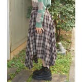 チェックイレヘムスカート | axes femme | 詳細画像2 