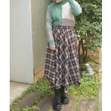 チェックイレヘムスカート | axes femme | 詳細画像5 