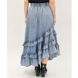 デニムティアードスカート | axes femme | 詳細画像3 