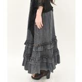 デニムティアードスカート | axes femme | 詳細画像6 