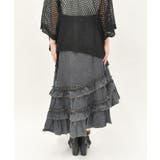 デニムティアードスカート | axes femme | 詳細画像7 