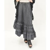 黒 | デニムティアードスカート | axes femme