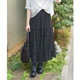 黒 | 楊柳ロングスカート | axes femme