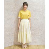 コットンロングスカート | axes femme | 詳細画像2 