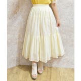 ベージュ | コットンロングスカート | axes femme