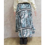 花柄プリーツスカート | axes femme | 詳細画像3 