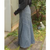 デニムエスカルゴスカート | axes femme | 詳細画像3 