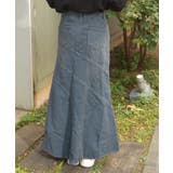 デニムエスカルゴスカート | axes femme | 詳細画像4 