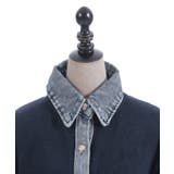 デニム切替ニット | axes femme | 詳細画像27 