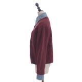 デニム切替ニット | axes femme | 詳細画像7 