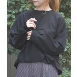 黒 | タックデザインプルオーバー | axes femme