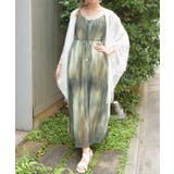 グリーン | マーブル柄ワンピース | axes femme