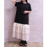 裾レースカットワンピース | axes femme | 詳細画像2 
