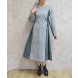 グレー | 切替カットワンピース | axes femme