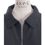 裾ドロストジップブルゾン | axes femme | 詳細画像17 