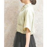 裾ドロストジップブルゾン | axes femme | 詳細画像3 