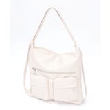 白 | Ｗポケット２ＷＡＹバッグ | axes femme