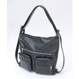 黒 | Ｗポケット２ＷＡＹバッグ | axes femme