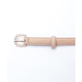 パールバックルキルト細ベルト | axes femme | 詳細画像4 