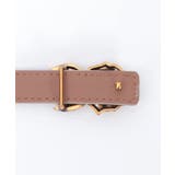 ローズバックル細ベルト | axes femme | 詳細画像16 