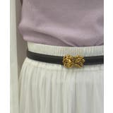 ローズバックル細ベルト | axes femme | 詳細画像2 