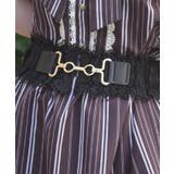 黒 | レースフリルゴムベルト | axes femme