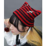 ボーダーネコミミニット帽 | axes femme | 詳細画像4